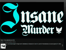 Tablet Screenshot of insanemurder.blogspot.com