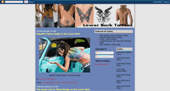 Desktop Screenshot of lower-back-tattoos-design.blogspot.com