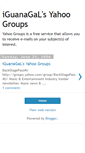 Mobile Screenshot of iguanagalyahoo.blogspot.com