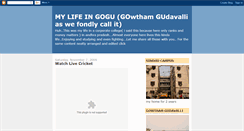 Desktop Screenshot of gowthamgudavalli.blogspot.com