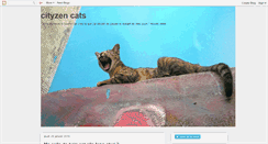 Desktop Screenshot of cityzencats.blogspot.com
