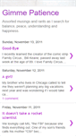 Mobile Screenshot of gimmepatience.blogspot.com