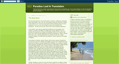 Desktop Screenshot of paradiselostintranslation.blogspot.com