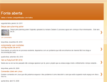 Tablet Screenshot of fonteaberta.blogspot.com