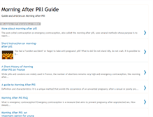 Tablet Screenshot of morning-after-pill-guide.blogspot.com