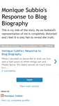 Mobile Screenshot of moniquesubbioresponse.blogspot.com