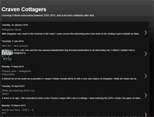 Tablet Screenshot of cottagers.blogspot.com