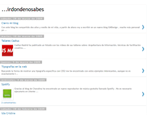 Tablet Screenshot of irdondenosabes.blogspot.com