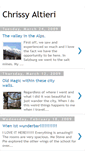 Mobile Screenshot of chrissyaltieri.blogspot.com