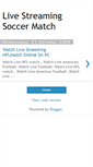 Mobile Screenshot of live-soccer-stream01.blogspot.com