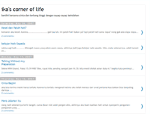 Tablet Screenshot of ikascorneroflife.blogspot.com