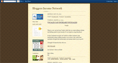 Desktop Screenshot of bloggersincomenetwork.blogspot.com