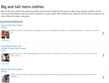 Tablet Screenshot of big-and-tall-mens-clothes.blogspot.com