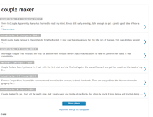 Tablet Screenshot of couple-maker.blogspot.com
