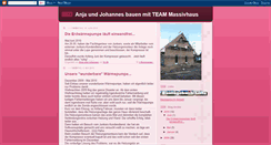 Desktop Screenshot of anja-johannes-traumhaus.blogspot.com