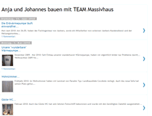 Tablet Screenshot of anja-johannes-traumhaus.blogspot.com