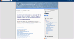 Desktop Screenshot of comercioymercado.blogspot.com