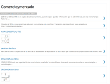 Tablet Screenshot of comercioymercado.blogspot.com