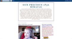 Desktop Screenshot of kaylee1p36miracle.blogspot.com