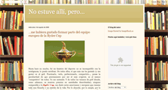 Desktop Screenshot of noestuveallipero.blogspot.com