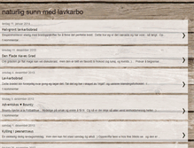 Tablet Screenshot of naturlig-sunn.blogspot.com