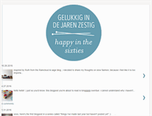 Tablet Screenshot of gelukkigindejarenzestig.blogspot.com