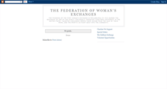 Desktop Screenshot of federation-womans-exchanges.blogspot.com
