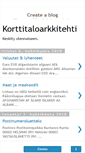 Mobile Screenshot of korttitaloarkkitehti.blogspot.com