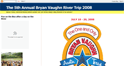 Desktop Screenshot of bryanvaughnrivertrip.blogspot.com