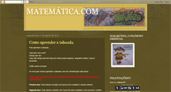 Desktop Screenshot of matematica-com.blogspot.com
