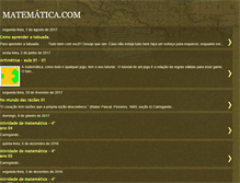 Tablet Screenshot of matematica-com.blogspot.com