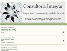 Tablet Screenshot of consultoriaintegrar.blogspot.com