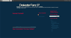 Desktop Screenshot of drakezterfanz27.blogspot.com