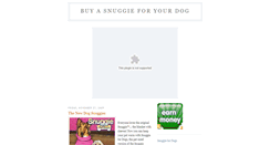 Desktop Screenshot of dogsnuggies.blogspot.com