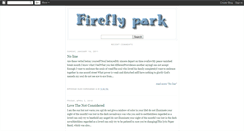 Desktop Screenshot of fireflypark.blogspot.com