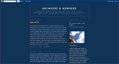 Desktop Screenshot of anywherenowhere.blogspot.com