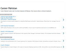 Tablet Screenshot of careerpakistan.blogspot.com
