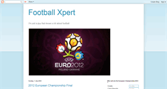 Desktop Screenshot of footballxpert.blogspot.com