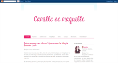 Desktop Screenshot of camillesemaquille.blogspot.com