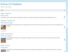 Tablet Screenshot of emmajcreations.blogspot.com