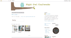 Desktop Screenshot of nightowlcraftworks.blogspot.com