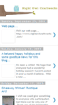 Mobile Screenshot of nightowlcraftworks.blogspot.com