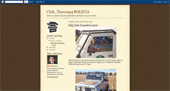 Desktop Screenshot of clubtierra4x4bolivia.blogspot.com