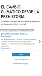 Mobile Screenshot of cambioclimaticoyprehistoria.blogspot.com
