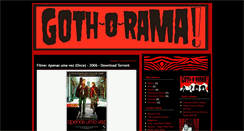 Desktop Screenshot of goth-o-rama.blogspot.com