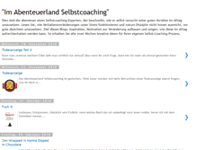 Tablet Screenshot of abenteuer-selbstcoaching.blogspot.com