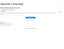 Tablet Screenshot of educacionydiversidad.blogspot.com
