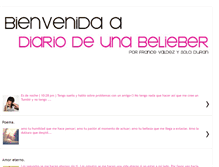 Tablet Screenshot of diarioodeunabelieber.blogspot.com