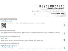 Tablet Screenshot of descendoarts.blogspot.com