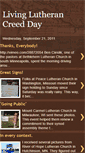 Mobile Screenshot of livinglutherancreedday.blogspot.com